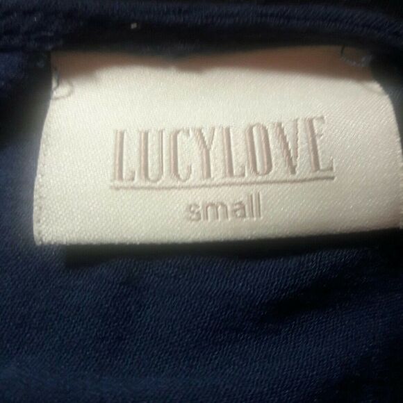 Lucy Love Blue  Hippie Boho Blouse Small‎ - Picture 7 of 7